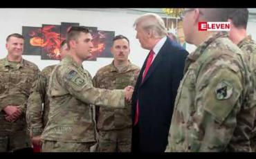 Embedded thumbnail for အီရတ်ရှိ အမေရိကန်တပ်ဖွဲ့ဝင်များထံ သမ္မတထရန့် ပထမဆုံးအကြိမ် သွားရောက် 