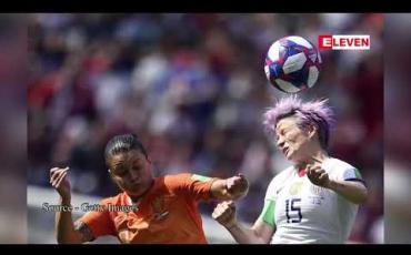 Embedded thumbnail for အမျိုးသမီးကမ္ဘာ့ဖလားပြိုင်ပွဲ၏ ရွှေဘောလုံးဆုနှင့် ရွှေဖိနပ်ဆု နှစ်ခုလုံးကို သမ္မတဒေါ်နယ်ထရန့်နှင့် အချင်းများခဲ့ဖူးသည့် အမေရိကန်အမျိုးသမီးအသင်း ခေါင်းဆောင် ရက်ပီနိုး ရရှိ 