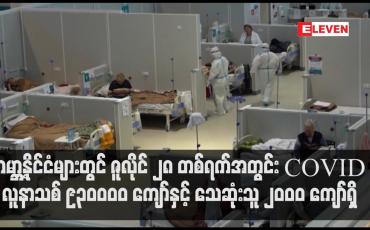Embedded thumbnail for တစ်ရက်အတွင်း COVID-19 လူနာသစ် ၉၃၀၀၀၀ ကျော်နှင့် သေဆုံးသူ ၂၀၀၀ ကျော်ရှိ