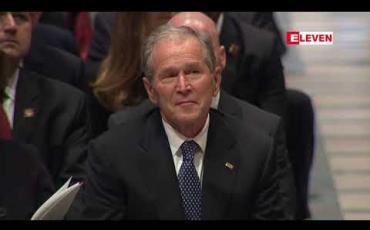 Embedded thumbnail for အမေရိကန်သမ္မတဟောင်း ဂျော့ဂျ်ဘုရှ်၏ နိုင်ငံတော်အဆင့်စျာပနကျင်းပပြုလုပ်ခဲ့ပြီး အမေရိကန် သမ္မတ၊ သမ္မတဟောင်း အချို့နှင့် နိုင်ငံတကာခေါင်းဆောင်အချို့ တက်ရောက်