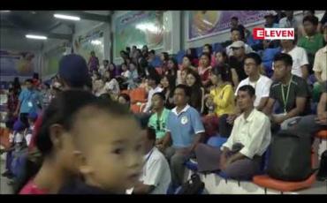 Embedded thumbnail for ၂၀၁၈ အာဆီယံတက္ကသိုလ်ပြိုင်ပွဲအမျိုးသားပိုက်ကျော်ခြင်း နှစ်ယောက်တွဲပြိုင်ပွဲမှာမလေးရှား၊ ထိုင်း၊ လာအိုအသင်းတို့ကိုအနိုင်ယူပြီးရွှေတံဆိပ်ရရှိခဲ့တဲ့မြန်မာအသင်းရဲ့ ယှဉ်ပြိုင်ကစားပုံများ (Highlights)