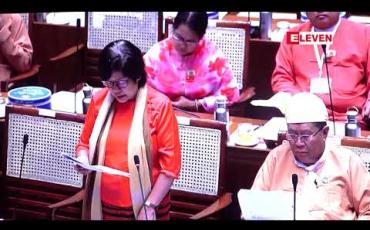 Embedded thumbnail for သင်္ကြန်နှင့်သီတင်းကျွတ်ပိတ်ရက်များတွင် ဧရာဝတီတိုင်းကဲ့သို့ နီးစပ်ရာဒေသများသို့ ခရီးသွားလာသူများ အဆင်ပြေစေရန် YBS ယာဉ်များဖြင့် အင်အားဖြည့် ပေါင်းစပ်ပြေးဆွဲသွားမည်ဟု ဆို 