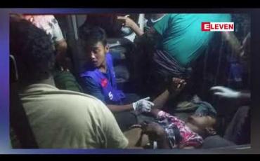 Embedded thumbnail for စစ်ကိုင်းတွင် ၁ရနှစ်အရွယ် လူငယ်တစ်ဦးအား အုပ်စုဖွဲ့ ဝိုင်းဝန်းရိုက်နှက်ဓားဖြင့်ထိုးခဲ့သူ ငါးဦးကို ဖမ်းဆီးရမိ 