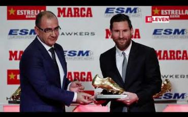 Embedded thumbnail for ဥရောပရွှေဖိနပ်ဆုကို မက်ဆီ (၅)ကြိမ်မြောက်ရယူနိုင်ခဲ့ပြီး ကမ္ဘာ့အကောင်းဆုံးကစားသမားများနှင့် တွဲဖက်ကစားရခြင်းက အရာအားလုံးကို လွယ်ကူစေသည်ဟု ဖွင့်ဟ 