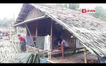 Embedded thumbnail for တိုက်ပွဲများကြောင့် ဘူးသီးတောင်မြို့၊ လမ်းမဘုန်းတော်ကြီးကျောင်းသို့ ရှောင်တိမ်းနေသူ ဦးရေ ၈၀၀ ကျော် ရှိနေပြီး အလှူရှင်များက တဲအိမ်ငယ်များ တည်ဆောက်ပေး (ရုပ်သံ)