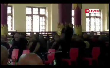 Embedded thumbnail for မွန်ပြည်နယ်သာသနာတည်တံ့သန့်ရှင်းပြန့်ပွားရေးအတွက် ဓမ္မစက်သာမက၊အာဏာစက်ပံ့ပိုးမှုလိုဟု မြို့နယ်သံဃနာယကသံဃာတော် များက သံဃာ့အဖွဲ့အစည်း အဆင့်ဆင့်(ဂိုဏ်းပေါင်းစုံ) စုံညီတွင် တင်ပြလျှောက်ထားခဲ့ 