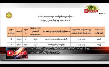 Embedded thumbnail for COVID-19 အတည်ပြုလူနာနှစ်ဦး၏ မိသားစုဝင်တစ်ဦးအပါအဝင် ရန်ကုန်တွင် COVID-19 ရောဂါပိုးရှိသူ နှစ်ဦးထပ်မံတွေ့ရှိ