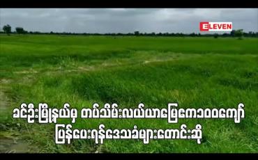 Embedded thumbnail for ခင်ဦးမြို့နယ်မှ တပ်သိမ်းလယ်ယာမြေ ဧက ၁၀၀ ကျော်ကို ပြန်စွန့်ပေးရန် ဒေသခံတောင်သူများ တောင်းဆို (ရုပ်သံ)