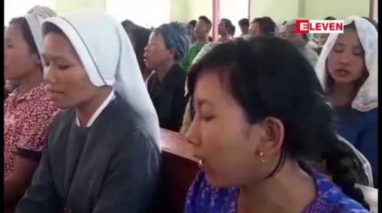 Embedded thumbnail for ကယားပြည်နယ် မယ်စဲ့မြို့တွင် အငြင်းပွားဖွယ် သာသနာပိုင်မြေနှင့်ပတ်သက်၍ ဆုတောင်းပွဲနှင့် ပြည်သူများ စုပေါင်းလက်မှတ်ထိုးပွဲ ပြုလုပ် 