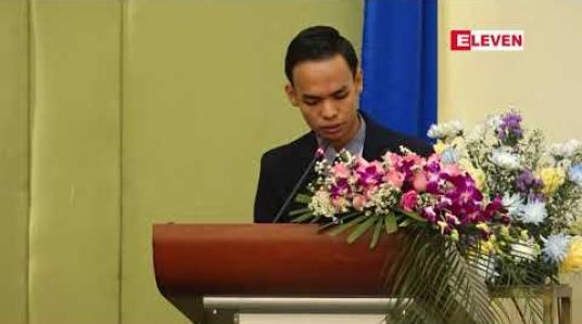 Embedded thumbnail for မြေယာစီမံခန့်ခွဲမှု၊ တိုင်းရင်းသား တန်းတူအခွင့်အရေးနှင့် တိုင်းရင်းသား ဘာသာစကား သင်ကြားရေးကိစ္စရပ်များကို ဆွေးနွေးမည့် တက္ကသိုလ် ကျောင်းသားကျောင်းသူများ၏ အသွင်တူ ပြည်ထောင်စုငြိမ်းချမ်းရေးညီလာခံ စတင်ကျင်းပ