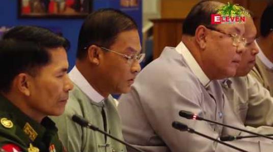 Embedded thumbnail for အစိုးရအနေဖြင့် တရားဝင် နိုင်ငံရေးဆွေးနွေးပွဲများ အမြန်ဆုံးပြန်လည်စတင်ရန် ဆန္ဒရှိကြောင်း NRPC အဖွဲ့ဝင် ပြည်ထောင်စုရှေ့နေချုပ် ဦးထွန်းထွန်းဦး ပြောကြား