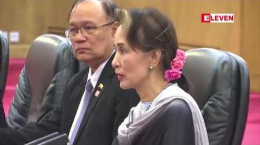 Embedded thumbnail for မြန်မာ့ဆန်တန် တစ်သိန်းဝယ်ယူရန် တရုတ်နိုင်ငံ COFCO နှင့် မြန်မာနိုင်ငံဆန်စပါးအသင်းချုပ်တို့ MoU ရေးထိုးမည် 