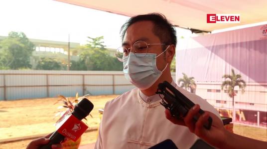 Embedded thumbnail for အေးရှားဝေါလ်ဖောင်ဒေးရှင်းမှ ကျပ်သန်းပေါင်း ၂၀၀၀ကျော် အကုန်အကျခံကာ ဆောက်လုပ်လှူဒါန်းမည့် ဝေဘာဂီကူးစက်ရောဂါကု ဆေးရုံသစ်ပန္နက်တင်အခမ်းအနားကျင်းပ 