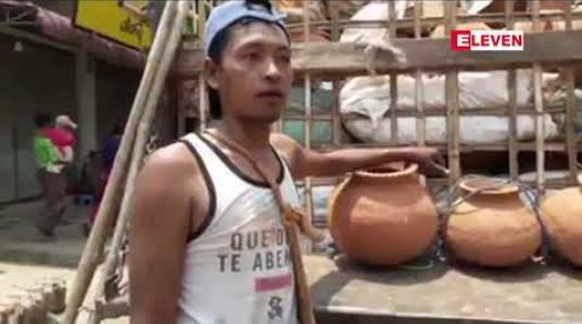 Embedded thumbnail for ရာသီဥတု အပူဒဏ် အလွန်မြင့်တက်နေသည့် မကွေးတိုင်းအတွင်း မြန်မာ့ရိုးရာ သောက်ရေအိုးများ အရောင်းသွက်နေ 
