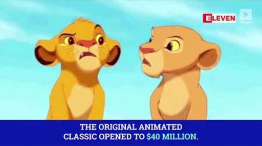 Embedded thumbnail for The Lion King ဇာတ်ကား တရုတ်နိုင်ငံတွင် ပွဲဦးထွက်ပြသမှု ဝင်ငွေ အမေရိကန်ဒေါ်လာ ၁၃ ဒသမ ၄ သန်း ရရှိခဲ့ 