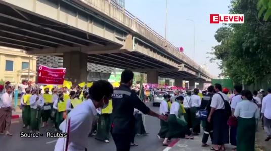 Embedded thumbnail for တပ်မတော်ကရွေးကောက်ပွဲကျင်းပပေးမည်ဆိုသော ကတိတည်စေရန် အာဆီယံနိုင်ငံများကို အင်ဒိုနီးရှားတွန်းအားပေးမည် 