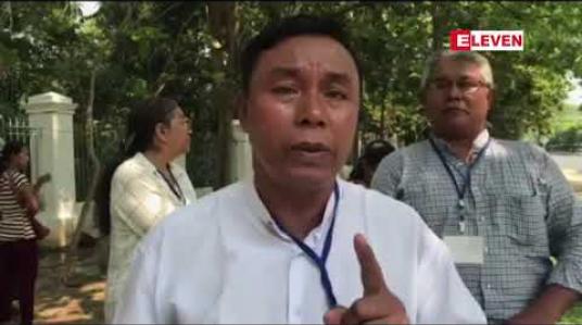 Embedded thumbnail for ဗိုလ်တထောင်မြို့နယ်မှ သိမ်းဆည်းခံမြေများပြန်လည်ရရှိရေးအတွက် အကြိမ်(၃၀)ခန့်ဆန္ဒထုတ်ဖော်ခဲ့သူများက ရန်ကုန်တိုင်းအစိုးရအဖွဲ့မှတာဝန်ရှိသူများနှင့်တွေ့ဆုံ၍ မြေယာလျော်ကြေးများရရှိရေးတောင်းဆိုခဲ့ 