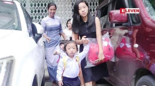 Embedded thumbnail for ရှင်ငြိမ်းမယ် ( မာမီကွတ်) ခိုကိုးရာမဲ့ ကိုယ်ဝန်ဆောင်များနဲ ့မွေးကင်းစကလေးငယ်များ ပြုစုစောင့်ရှောက်ရေး ဖောင်ဒေးရှင်းမှ မေမေ ရှင်ငြိမ်းမယ် နဲ ့သားသားမီးမီး တို ့ရဲ ့ကျောင်းတတ်ရက်