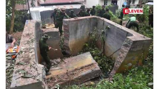Embedded thumbnail for တောင််ကြီးမြို့၊ မြို့မရပ်ကွက်ရှိ ကုန်းသာကျောင်း တောင်စောင်း မြေပြိုမှု ဖြစ်ပွားခဲ့ 