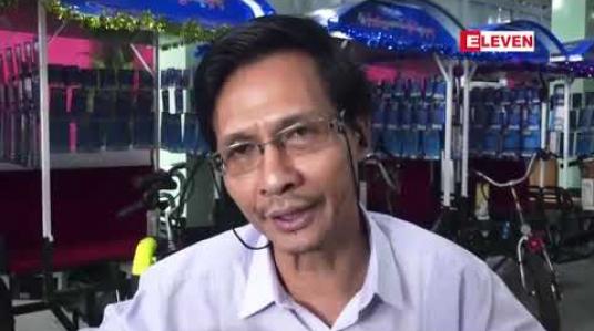 Embedded thumbnail for မသန်စွမ်းသူများအတွက် လျှပ်စစ် ဘီးတပ်လှည်းများ ပေးအပ်လှူဒါန်းပွဲကို ရွှေမင်းသားဖောင်ဒေးရှင်း (မြန်မာ) နှင့် မိုးယံရွှေလမင်းနှင့် မြတ်ဆုကုဋေတို့ ပူးပေါင်း ပြုလုပ်