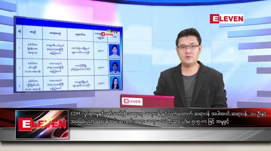 Embedded thumbnail for မေလ ၇  ရက် နံနက်ခင်းသတင်းအစီအစဉ် 