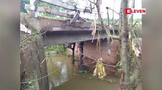 Embedded thumbnail for သိန္နီ - ကွမ်းလုံ - ချင်းရွှေဟော် လမ်းပိုင်းပေါ်ရှိ တံတား (၃) စင်း မိုင်းထောင် ဖောက်ခွဲ ဖျက်ဆီးခံရ