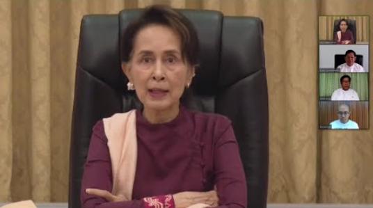 Embedded thumbnail for နိုင်ငံတော်၏အတိုင်ပင်ခံပုဂ္ဂိုလ် ဒေါ်အောင်ဆန်းစုကြည် Online မှ အပြန်အလှန်ဆွေးနွေးခြင်းအစီအစဉ်