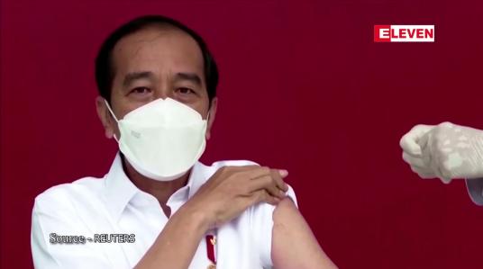 Embedded thumbnail for အင်ဒိုနီးရှားတွင် ကိုရိုနာဗိုင်းရပ်စ် ကာကွယ်ဆေးထိုးနှံမှု စတင်၊ သမ္မတ ဂျိုကိုဝီဒိုဒိုက ပထမဆုံး ကာကွယ်ဆေး အထိုးခံ 