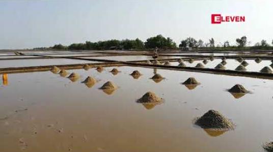 Embedded thumbnail for ဧရာဝတီတိုင်းအတွင်း ဆားလယ်များ ပြင်ဆင်နေချိန်တွင် မိုးရွာသွန်းမှုများကြောင့် ပျက်စီးဆုံးရှုံးမှုများ ရှိနေပြီး ဆားထုတ်လုပ်ချိန် နောက်ကျနိုင်