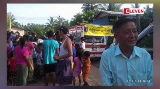 Embedded thumbnail for သထုံမြို့နယ်ရှိ တပ်မတော်နှင့် စက်မှုဝန်ကြီးဌာနတို့၏ စွန့်လွှတ်မြေများထဲမှ မြေ ၇၁ဧကခန့်ပေါ်တွင် ကျူး ကျော်နှင့် မြေယာမဲ့ အိမ်ထောင်စု ၇၈၉ စုအတွက် village plan ဖြင့် မြေကွက်များ ချထားပေး 
