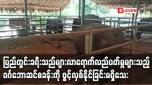 Embedded thumbnail for ပြည်တွင်းခရီးသည်များ လာရောက်လည်ပတ်မှုများသည့် ဝင်္ဂဘောဆင်စခန်းကို ဖွင့်လှစ်နိုင်ခြင်းမရှိသေး 
