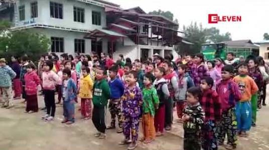 Embedded thumbnail for သီပေါမြို့နယ်၊ နားမခေါ်ကျေးရွာ ဘုန်းတော်ကြီးကျောင်းတွင် စစ်ဘေးရှောင်နေကြသူများမှာ  လုံခြုံမှုမရှိသဖြင့် နေရပ်မပြန်နိုင်သေး 