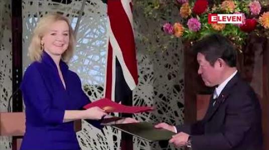 Embedded thumbnail for Brexit အလွန်ကာလအတွက် လွတ်လပ်သော ကုန်သွယ်ရေး သဘောတူညီချက်ကို ဗြိတိန်နှင့် ဂျပန် လက်မှတ်ရေးထိုး 