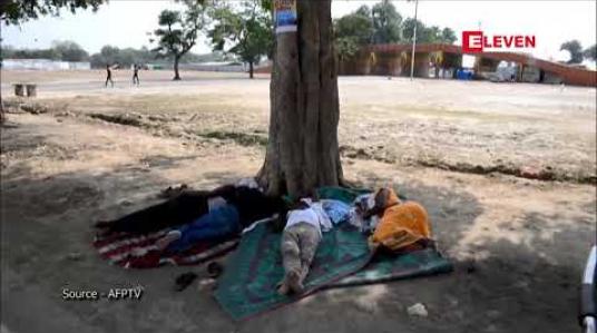 Embedded thumbnail for အပူလှိုင်းကျရောက်မှုကြောင့် အိန္ဒိယတွင် အပူချိန်၅၀ ဒီဂရီဆဲလ်စီးယပ်ကို ကျော်လွန်သွားခဲ့