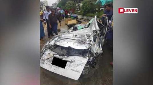 Embedded thumbnail for ရန်ကုန်မြို့ ကမ်းနားလမ်းပေါ်တွင် ကွန်တိန်နာတစ်စီး အရှိန်လွန်တိမ်းမှောက်ကာ အခြားယာဉ် လေးစီးကို ဝင်တိုက် ခဲ့ပြီး တစ်ဦးဒဏ်ရာရရှိ