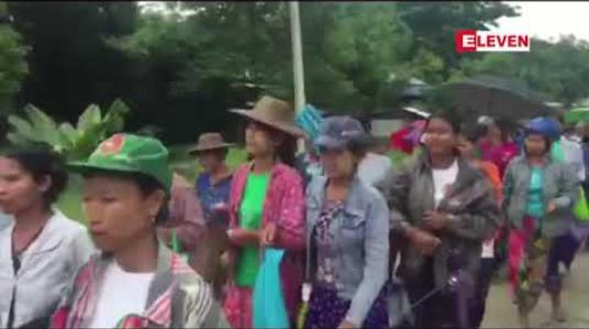 Embedded thumbnail for ကလေးသူငယ်ဆိုင်ရာဥပဒေကို ကန့်ကွက်သည့် လူထုဆန္ဒဖော်ထုတ်ပွဲ ပြည်ခိုင်ဖြိုးပါတီက ဦးဆောင်