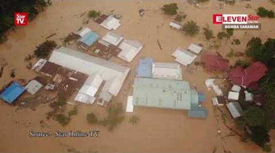 Embedded thumbnail for မလေးရှားနိုင်ငံ ဆာရာဝပ်ပြည်နယ်တွင် ရေကြီးရေလျှံမှုများကြောင့် ထိခိုက်ပျက်စီးမှုများ အကြီးအကျယ် ဖြစ်ပေါ်နေပြီး အရေးပေါ် စားနပ်ရိက္ခာအကူအညီများ ပေးပို့နေရ 