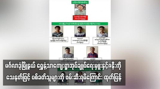 Embedded thumbnail for မင်္ဂလာဒုံမြို့နယ် ရွှေနံ့သာကျေးရွာအုပ်ချုပ်ရေးမှူးနှင့်ဇနီးကို သေနတ်ဖြင့် ပစ်ခတ်သူများ