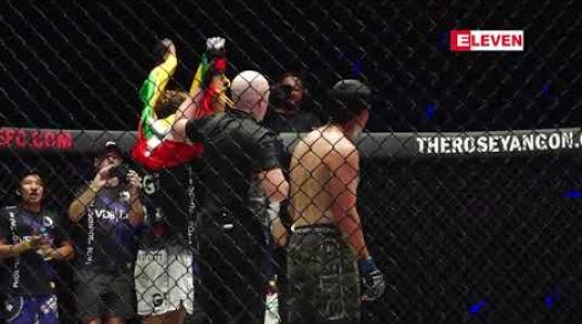 Embedded thumbnail for REIGN OF VALOR ပြိုင်ပွဲတွင် မြန်မာ MMA ကစားသမားများဖြစ်သည့် ဖိုးသော်၊ တီရယ်လ်ထန်နှင့် အန်တိုနီယာတို့ သုံးဦးစလုံး နိုင်ပွဲရရှိခဲ့ပြီး ဝယ်လ်တာဝိတ်တန်းချန်ပီယံဘွဲ့ကို ဇီဘာစတန် ဆက်လက်ကာကွယ်နိုင်ခဲ့