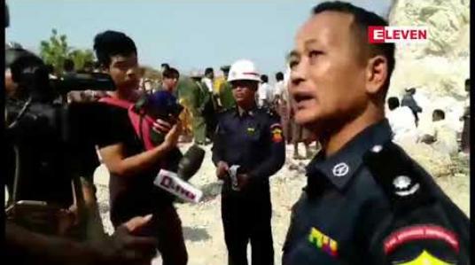 Embedded thumbnail for မင်းဝံတောင်ဘေးမဲ့တောအတွင်း တရားမဝင် တူးဖော်နေသည့် ကျောက်ဖြူကျင်းတစ်ခု ပြိုကျမှုဖြစ်ပွား၍ သုံးဦးသေဆုံး၊ တစ်ဦး ထိခို်က်ဒဏ်ရာရခဲ့