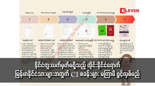 Embedded thumbnail for နိုင်ငံကူးလက်မှတ်မရှိသည့် ထိုင်းနိုင်ငံရောက် မြန်မာနိုင်ငံသားများအတွက် CI စခန်းများ မကြာမီ ဖွင့်လှစ်မည်