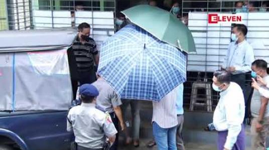 Embedded thumbnail for ရန်ကုန်တိုင်းအစိုးရက တရားစွဲထားသော စောဒေးဗစ်လားနဲ့ ဦးဝေထွန်းအမှု၌ မှုခင်းကြိုတင်ညှိနှိုင်း အစည်းအဝေးပြုလုပ်ခဲ့ပြီး စွပ်စွဲခံရသူ (၂) ဦးကို စစ်ဆေး 