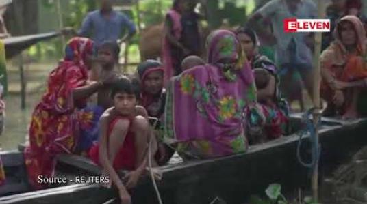 Embedded thumbnail for ဘင်္ဂလားဒေ့ရှ်နိုင်ငံ၏ ရေကြီးမှုအတွင်း သေဆုံးသူအရေအတွက် ၁၀၀ ကျော်အထိ ရှိလာ