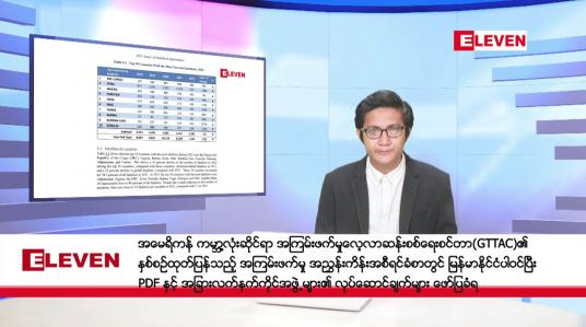 Embedded thumbnail for ဒီဇင်ဘာ ၅ ရက်မနက်ခင်းသတင်းအစီအစဉ် 